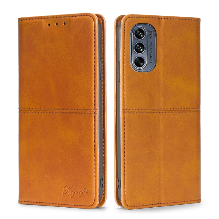 Custodia per telefono in pelle a vibrazione orizzontale magnetica con trama di mucca, For Motorola Moto G62 5G, For OPPO A57 4G 2022, For OPPO Reno7 A Japan Version, For Huawei Nova 10