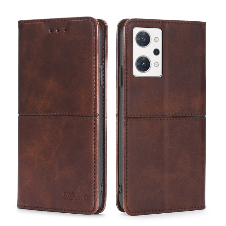 Custodia per telefono in pelle a vibrazione orizzontale magnetica con trama di mucca, For Motorola Moto G62 5G, For OPPO A57 4G 2022, For OPPO Reno7 A Japan Version, For Huawei Nova 10