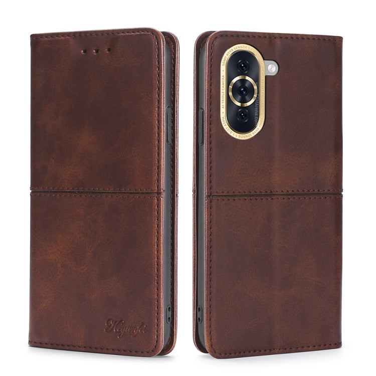 Custodia per telefono in pelle a vibrazione orizzontale magnetica con trama di mucca, For Motorola Moto G62 5G, For OPPO A57 4G 2022, For OPPO Reno7 A Japan Version, For Huawei Nova 10