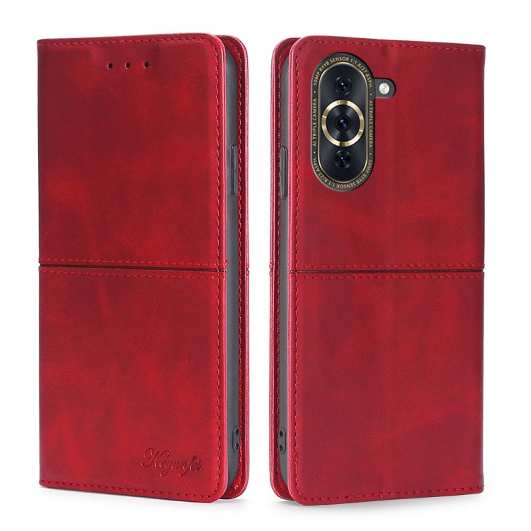 Custodia per telefono in pelle a vibrazione orizzontale magnetica con trama di mucca, For Huawei Nova 10 Pro, For Nokia C100, For Nokia C200, For Samsung Galaxy A73 5G