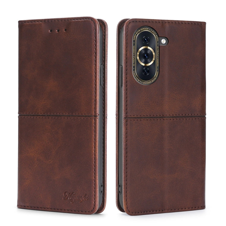Custodia per telefono in pelle a vibrazione orizzontale magnetica con trama di mucca, For Huawei Nova 10 Pro, For Nokia C100, For Nokia C200, For Samsung Galaxy A73 5G