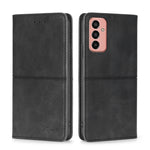 Custodia per telefono in pelle a vibrazione orizzontale magnetica con trama di mucca, For Samsung Galaxy M13, For Xiaomi 12S Ultra