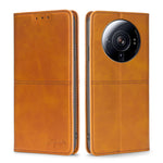 Custodia per telefono in pelle a vibrazione orizzontale magnetica con trama di mucca, For Samsung Galaxy M13, For Xiaomi 12S Ultra