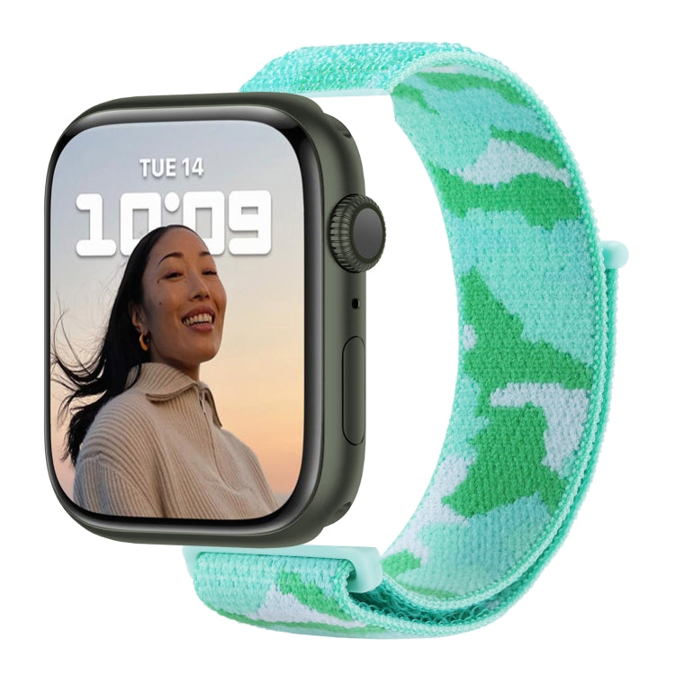 Cinturino in nylon con cinturino per Apple Watch Series, 7 45mm / 6&SE&5&4 44mm / 3&2&1 42mm, 7 41mm / 6&SE&5&4 40mm / 3&2&1 38mm