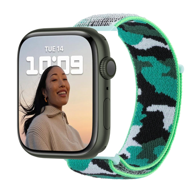 Cinturino in nylon con cinturino per Apple Watch Series, 7 45mm / 6&SE&5&4 44mm / 3&2&1 42mm, 7 41mm / 6&SE&5&4 40mm / 3&2&1 38mm