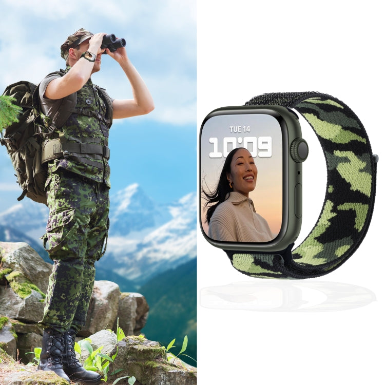 Cinturino in nylon con cinturino per Apple Watch Series, 7 45mm / 6&SE&5&4 44mm / 3&2&1 42mm, 7 41mm / 6&SE&5&4 40mm / 3&2&1 38mm