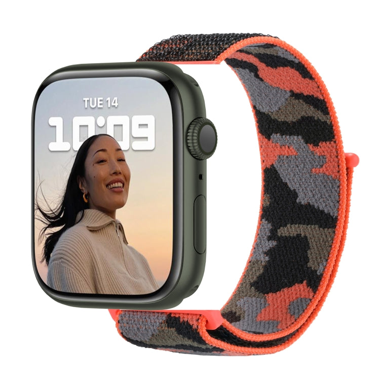 Cinturino in nylon con cinturino per Apple Watch Series, 7 45mm / 6&SE&5&4 44mm / 3&2&1 42mm, 7 41mm / 6&SE&5&4 40mm / 3&2&1 38mm