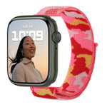 Cinturino in nylon con cinturino per Apple Watch Series, 7 45mm / 6&SE&5&4 44mm / 3&2&1 42mm, 7 41mm / 6&SE&5&4 40mm / 3&2&1 38mm