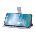 Custodia per cellulare in pelle con motivo goffrato stile etnico, For OPPO A96 4G