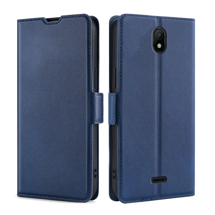Custodia per telefono in pelle flip orizzontale con fibbia laterale ultrasottile, For Nokia C100, For Nokia C200, For Nokia C21 Plus