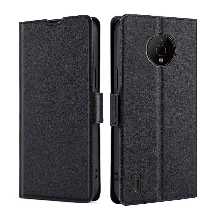 Custodia per telefono in pelle flip orizzontale con fibbia laterale ultrasottile, For Nokia C100, For Nokia C200, For Nokia C21 Plus