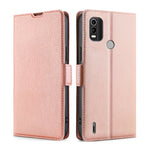 Custodia per telefono in pelle flip orizzontale con fibbia laterale ultrasottile, For Nokia C100, For Nokia C200, For Nokia C21 Plus