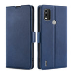 Custodia per telefono in pelle flip orizzontale con fibbia laterale ultrasottile, For Nokia C100, For Nokia C200, For Nokia C21 Plus