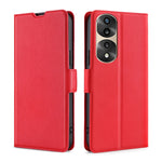 Custodia per telefono in pelle flip orizzontale con fibbia laterale ultrasottile, For Honor 70, For Honor 70 Pro/70 Pro+