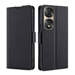 Custodia per telefono in pelle flip orizzontale con fibbia laterale ultrasottile, For Honor 70, For Honor 70 Pro/70 Pro+