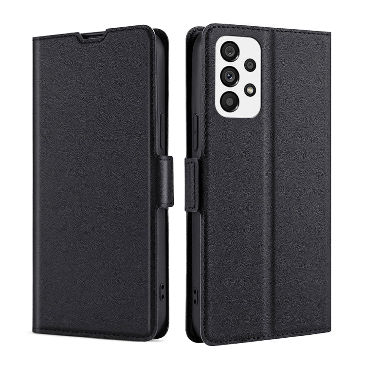 Custodia per telefono in pelle flip orizzontale con fibbia laterale ultrasottile, For Samsung Galaxy A03s 165.85mm US Version, For Samsung Galaxy A73 5G, For Samsung Galaxy M13, For Samsung Galaxy M53 5G
