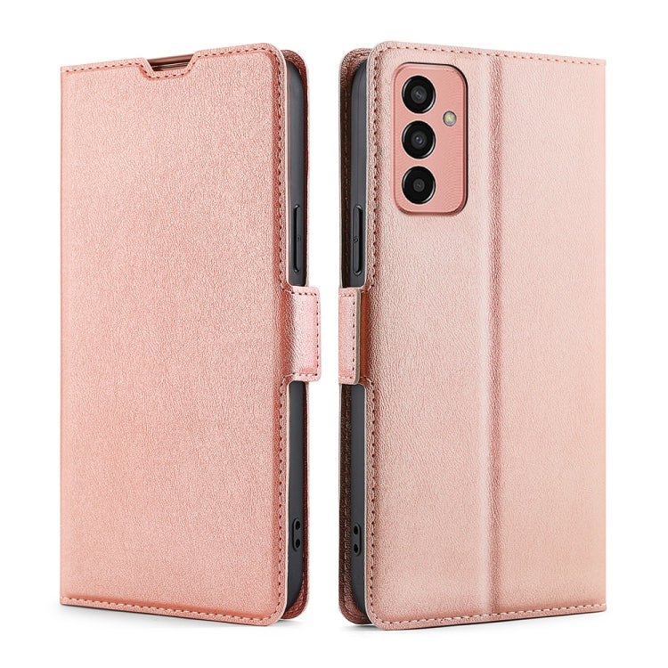 Custodia per telefono in pelle flip orizzontale con fibbia laterale ultrasottile, For Samsung Galaxy A03s 165.85mm US Version, For Samsung Galaxy A73 5G, For Samsung Galaxy M13, For Samsung Galaxy M53 5G