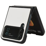 Custodia protettiva per telefono in pelle incollata, For Samsung Galaxy Z Flip3 5G, For Samsung Galaxy Z Flip4