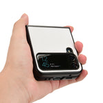 Custodia protettiva per telefono in pelle incollata, For Samsung Galaxy Z Flip3 5G, For Samsung Galaxy Z Flip4