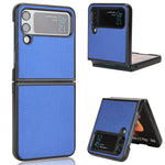 Custodia protettiva per telefono in pelle incollata, For Samsung Galaxy Z Flip3 5G, For Samsung Galaxy Z Flip4