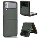 Custodia protettiva per telefono in pelle incollata, For Samsung Galaxy Z Flip3 5G, For Samsung Galaxy Z Flip4
