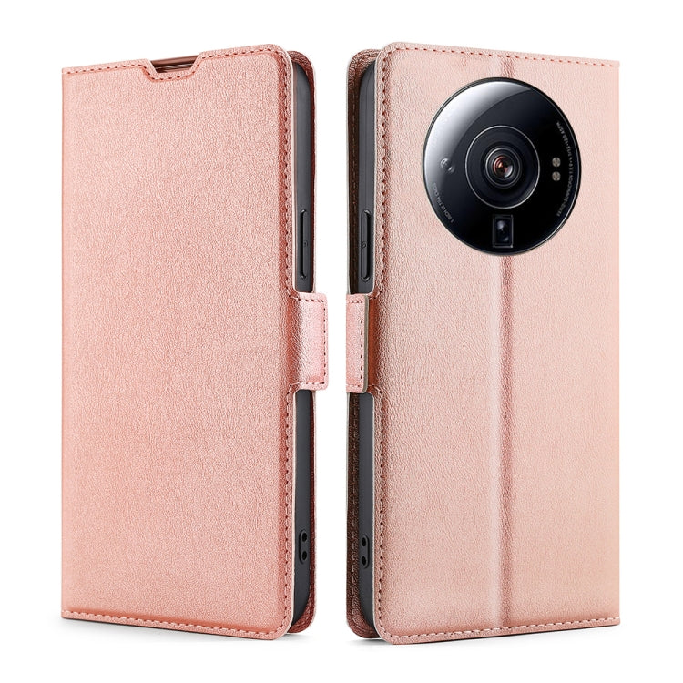 Custodia per telefono in pelle flip orizzontale con fibbia laterale ultrasottile, For Xiaomi 12 Lite, For Xiaomi Redmi Note 11T Pro 5G/Note 11T Pro+ 5G, For Xiaomi Poco M4 5G, For Xiaomi 12S Ultra