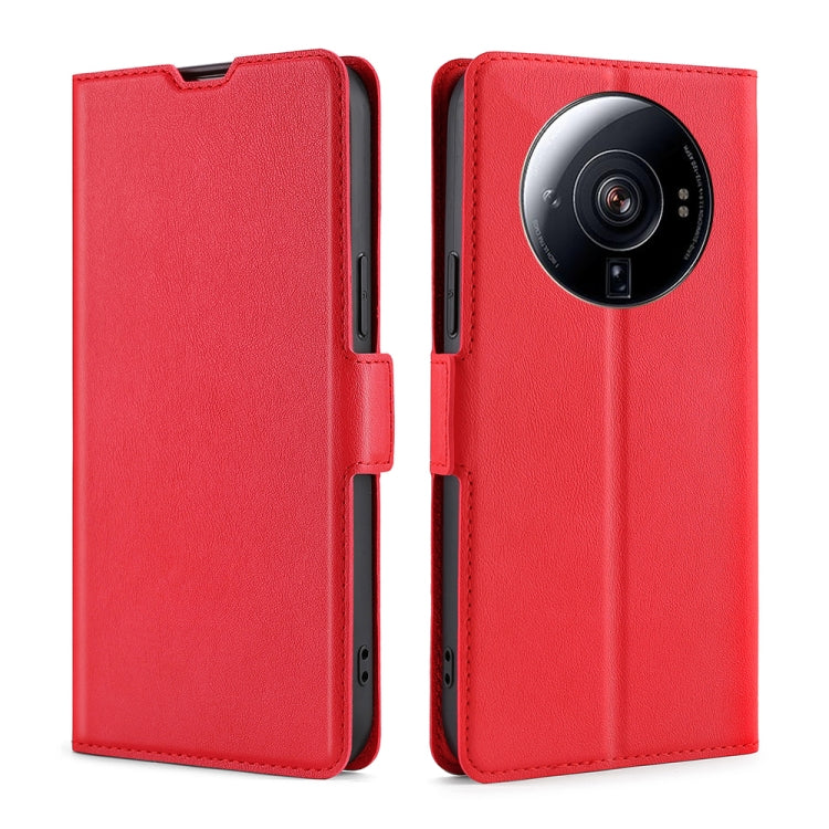 Custodia per telefono in pelle flip orizzontale con fibbia laterale ultrasottile, For Xiaomi 12 Lite, For Xiaomi Redmi Note 11T Pro 5G/Note 11T Pro+ 5G, For Xiaomi Poco M4 5G, For Xiaomi 12S Ultra