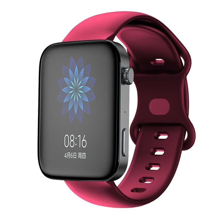 Cinturino in silicone con fibbia a farfalla, For Xiaomi Mi Watch 18mm