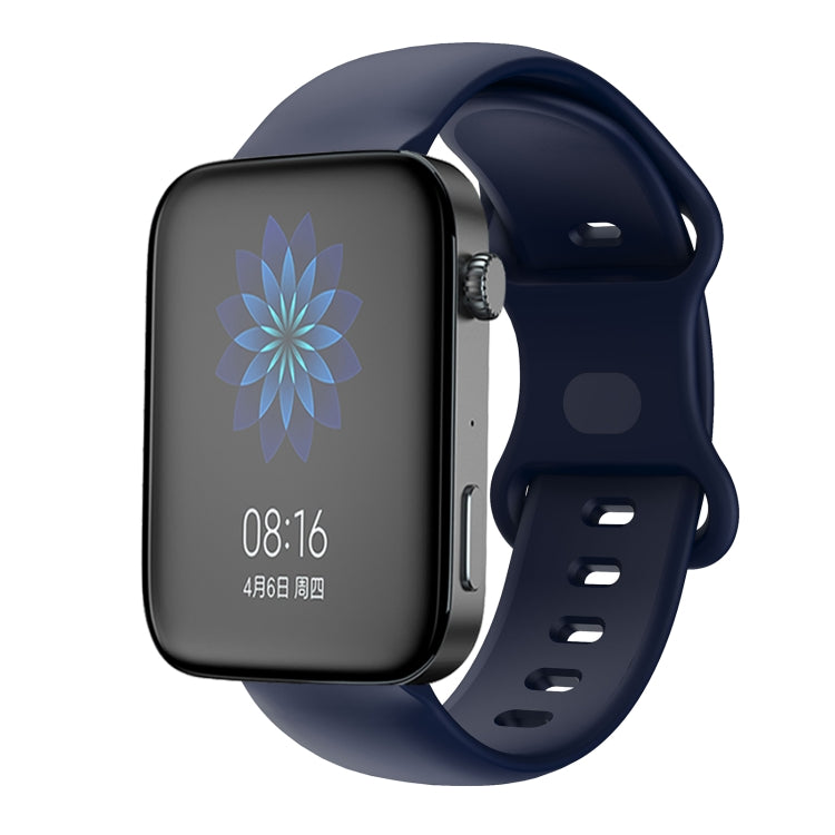 Cinturino in silicone con fibbia a farfalla, For Xiaomi Mi Watch 18mm