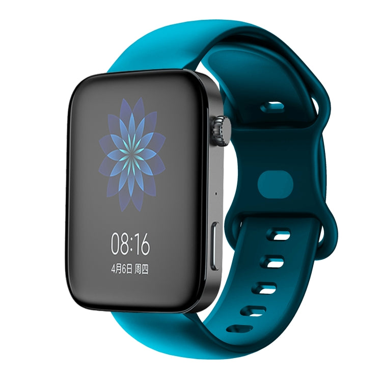 Cinturino in silicone con fibbia a farfalla, For Xiaomi Mi Watch 18mm