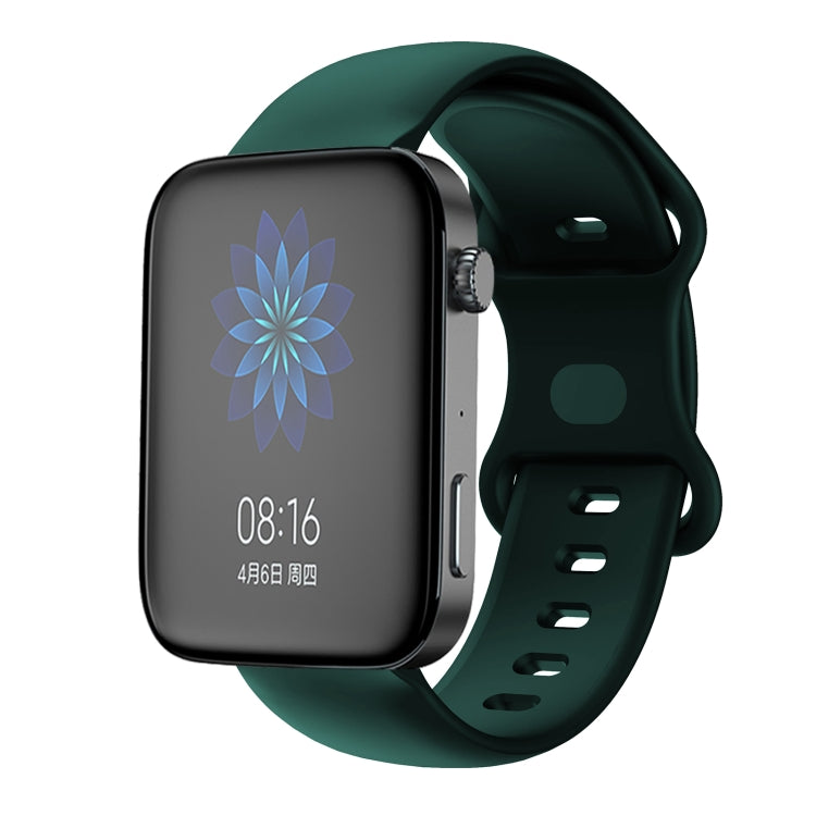 Cinturino in silicone con fibbia a farfalla, For Xiaomi Mi Watch 18mm