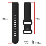 Cinturino in silicone con fibbia a farfalla, For Xiaomi Mi Watch 18mm