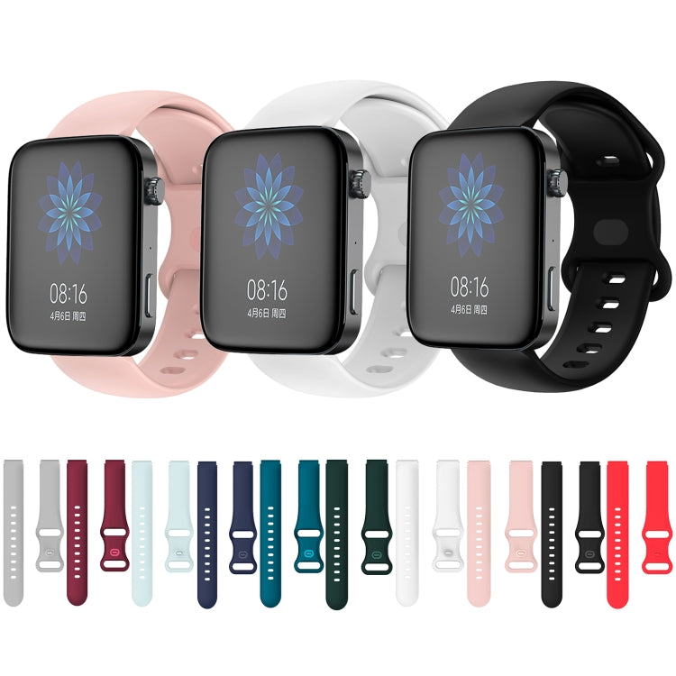 Cinturino in silicone con fibbia a farfalla, For Xiaomi Mi Watch 18mm