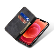Custodia per telefono in pelle stile casual con trama denim, For iPhone 14, For iPhone 14 Plus, For iPhone 14 Pro, For iPhone 14 Pro Max