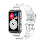Per Huawei Watch Fit 2 cinturino in silicone trasparente integrato, For Huawei Watch Fit 2
