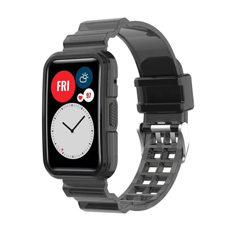 Per Huawei Watch Fit 2 cinturino in silicone trasparente integrato, For Huawei Watch Fit 2