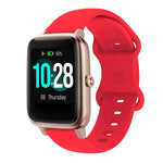 Per Xiaomi Haylou Smart Watch LS01 Cinturino in silicone con fibbia a farfalla da 19 mm