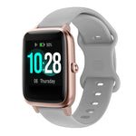 Per Xiaomi Haylou Smart Watch LS01 Cinturino in silicone con fibbia a farfalla da 19 mm