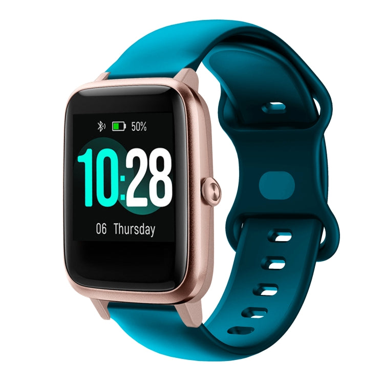 Per Xiaomi Haylou Smart Watch LS01 Cinturino in silicone con fibbia a farfalla da 19 mm