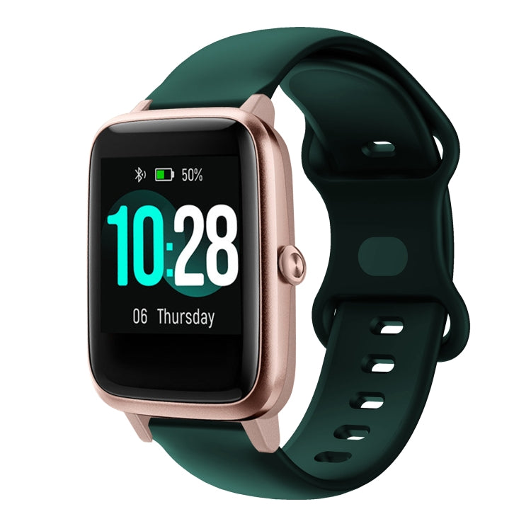 Per Xiaomi Haylou Smart Watch LS01 Cinturino in silicone con fibbia a farfalla da 19 mm