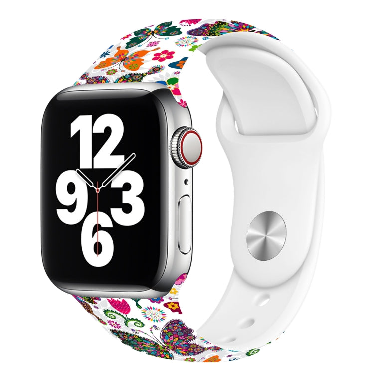 Cinturino per orologio con stampa a unghia singola per Apple Watch Series, 7 45mm / 6&SE&5&4 44mm / 3&2&1 42mm, 7 41mm / 6&SE&5&4 40mm / 3&2&1 38mm