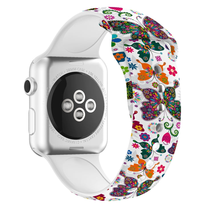 Cinturino per orologio con stampa a unghia singola per Apple Watch Series, 7 45mm / 6&SE&5&4 44mm / 3&2&1 42mm, 7 41mm / 6&SE&5&4 40mm / 3&2&1 38mm