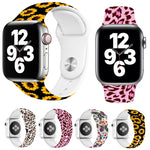 Cinturino per orologio con stampa a unghia singola per Apple Watch Series, 7 45mm / 6&SE&5&4 44mm / 3&2&1 42mm, 7 41mm / 6&SE&5&4 40mm / 3&2&1 38mm