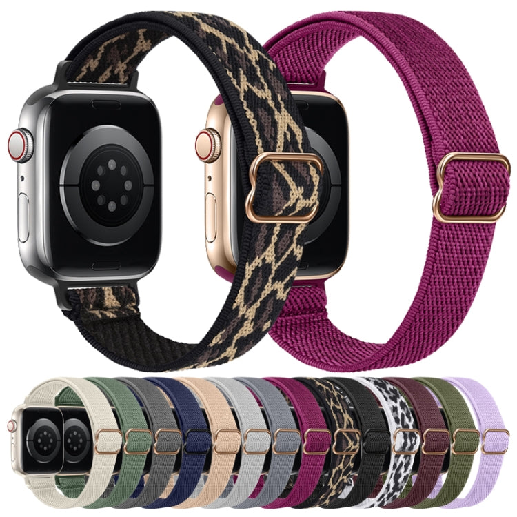 Cinturino in nylon a vita piccola per Apple Watch Series, 7 45mm / 6&SE&5&4 44mm / 3&2&1 42mm