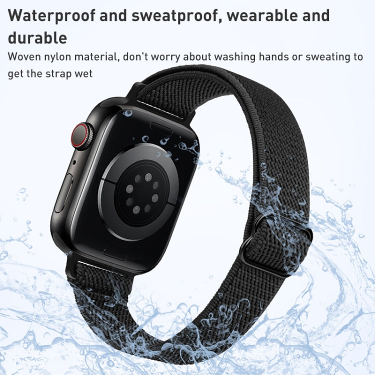 Cinturino in nylon a vita piccola per Apple Watch Series, 7 45mm / 6&SE&5&4 44mm / 3&2&1 42mm