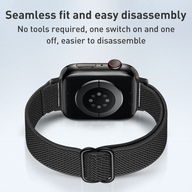 Cinturino in nylon a vita piccola per Apple Watch Series, 7 45mm / 6&SE&5&4 44mm / 3&2&1 42mm