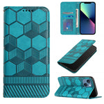 Custodia portafoglio in pelle con supporto per iPhone 13