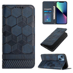 Custodia portafoglio in pelle con supporto per iPhone 13