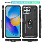 Custodia per telefono antiurto in TPU + PC con supporto girevole a 360 gradi, For Honor Play6T Pro / X8 / X30i
