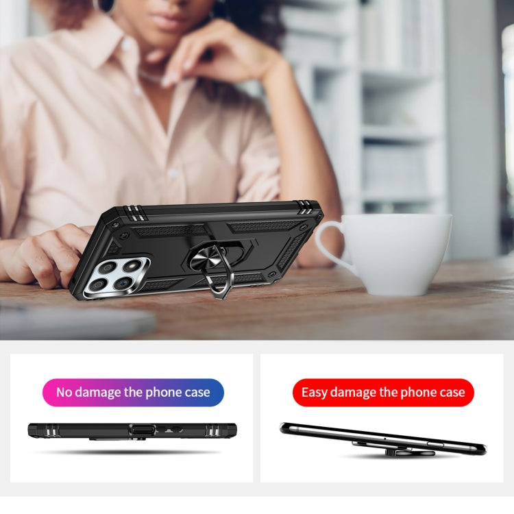 Custodia per telefono antiurto in TPU + PC con supporto girevole a 360 gradi, For Honor Play6T Pro / X8 / X30i